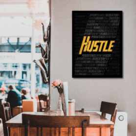 Hustle Leinwand by inspird.de