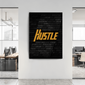 Hustle Leinwand by inspird.de