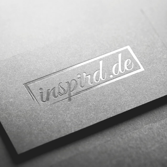 inspird.de Visitenkarte mit Logo