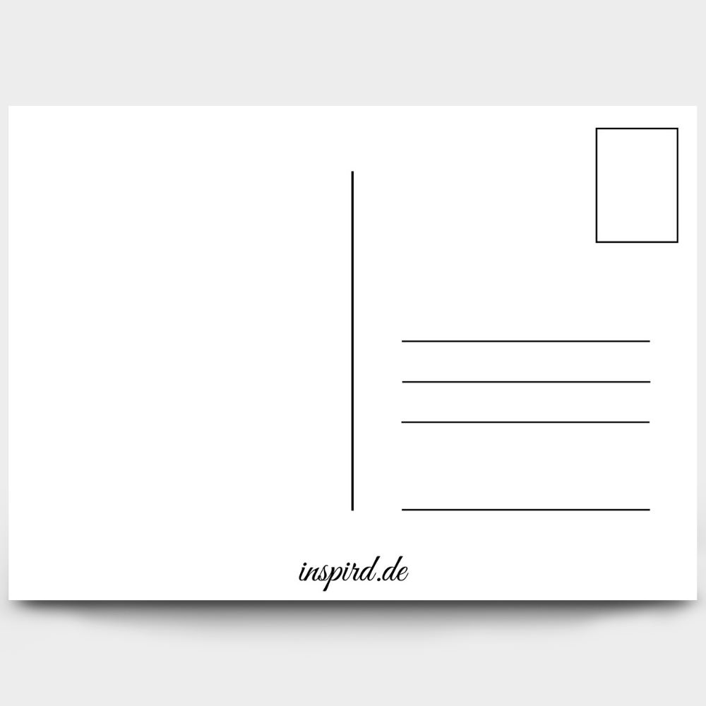 Choose To See The Good Stuff Postkarte by inspird.de  Jetzt In Back Of Postcard Template