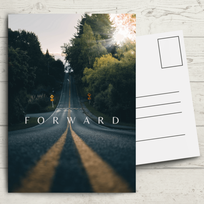 Forward Postkarte by inspird.de