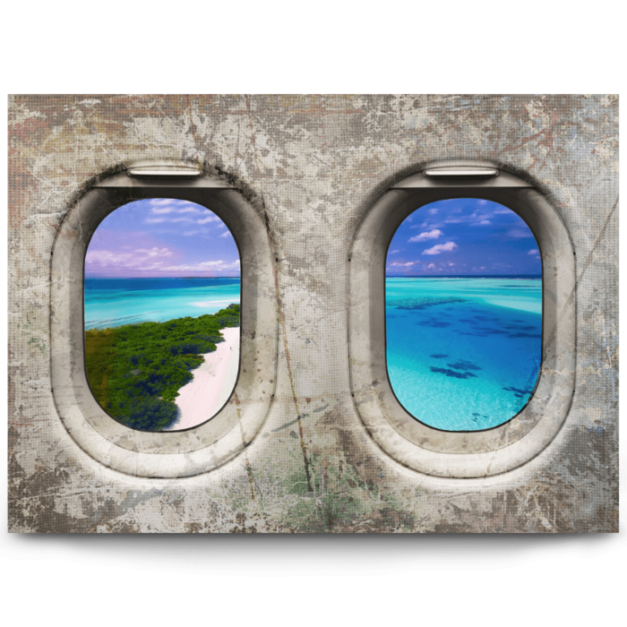 Plane Window Island by inspird.de