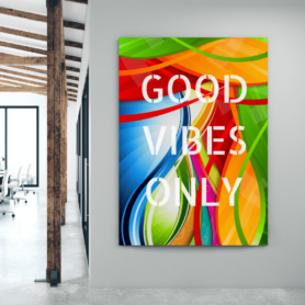 Good Vibes Only Leinwand by inspird.de