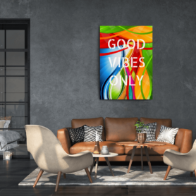 Good Vibes Only Leinwand by inspird.de
