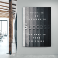 There Is No Elevator To Success Leinwand by inspird.de