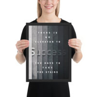 There Is No Elevator To Success by inspird.de