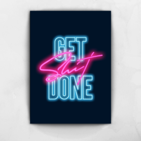 Get Shit Done Leinwand Leinwand by inspird.de