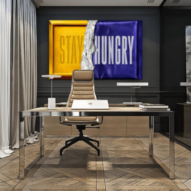 Stay Hungry Panorama Leinwand by inspird.de