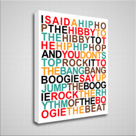 I Said A Hip Hop Leinwand by inspird.de