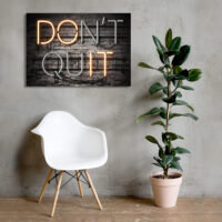 Don't Quit Poster